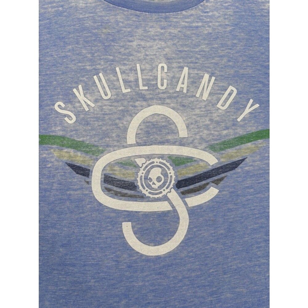 Skullcandy Men's Blue Green T-Shirt - Size L